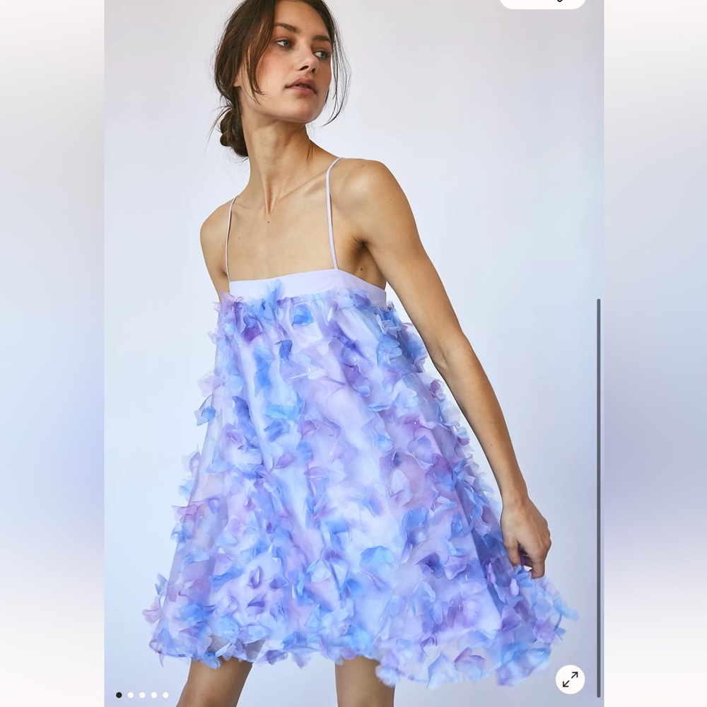 Free People Rainbows Deluxe Mini Dress